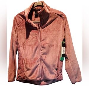 Pink Fleece Zip-Up Jacket